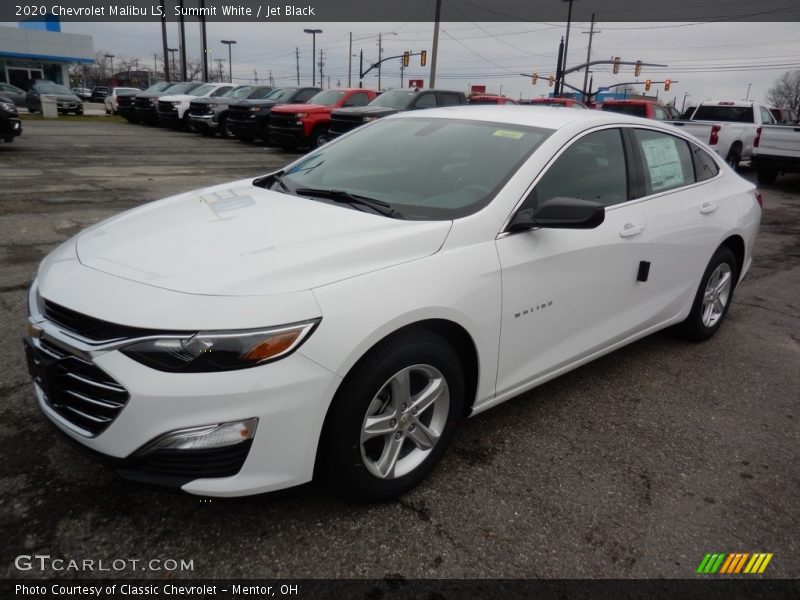 Summit White / Jet Black 2020 Chevrolet Malibu LS