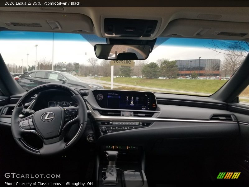Atomic Silver / Black 2020 Lexus ES 350
