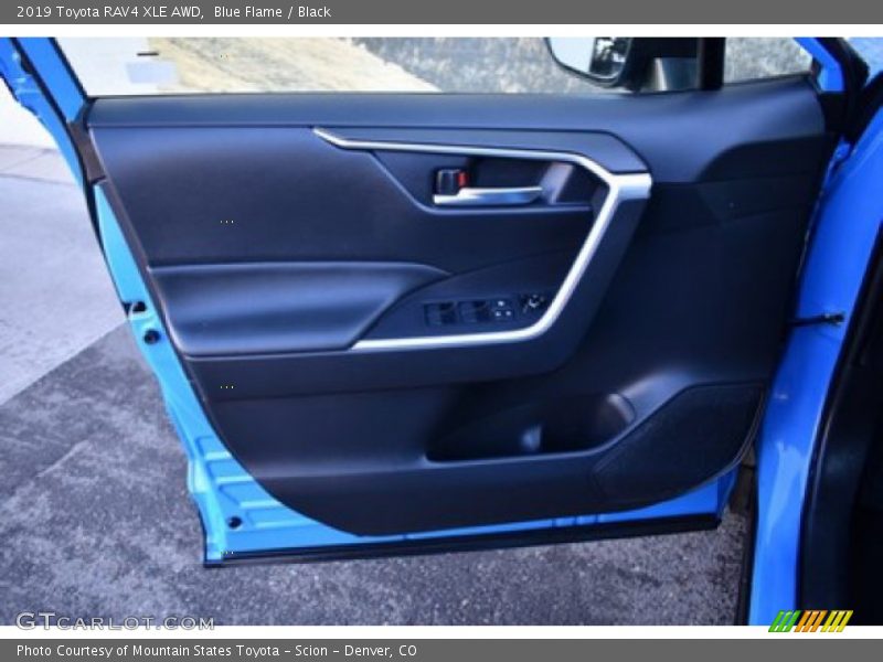 Blue Flame / Black 2019 Toyota RAV4 XLE AWD