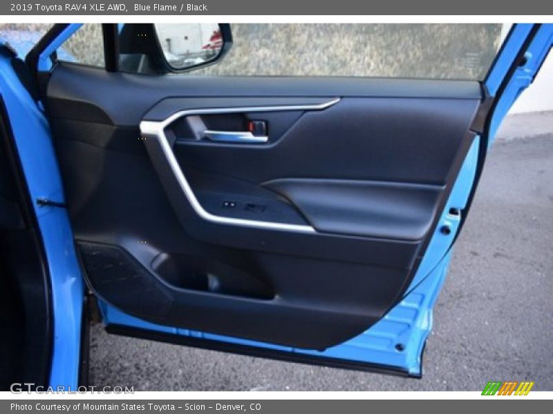 Blue Flame / Black 2019 Toyota RAV4 XLE AWD