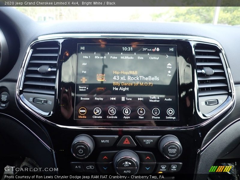 Bright White / Black 2020 Jeep Grand Cherokee Limited X 4x4