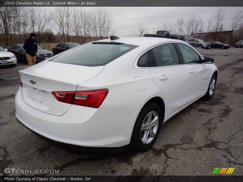 Summit White / Jet Black 2020 Chevrolet Malibu LS