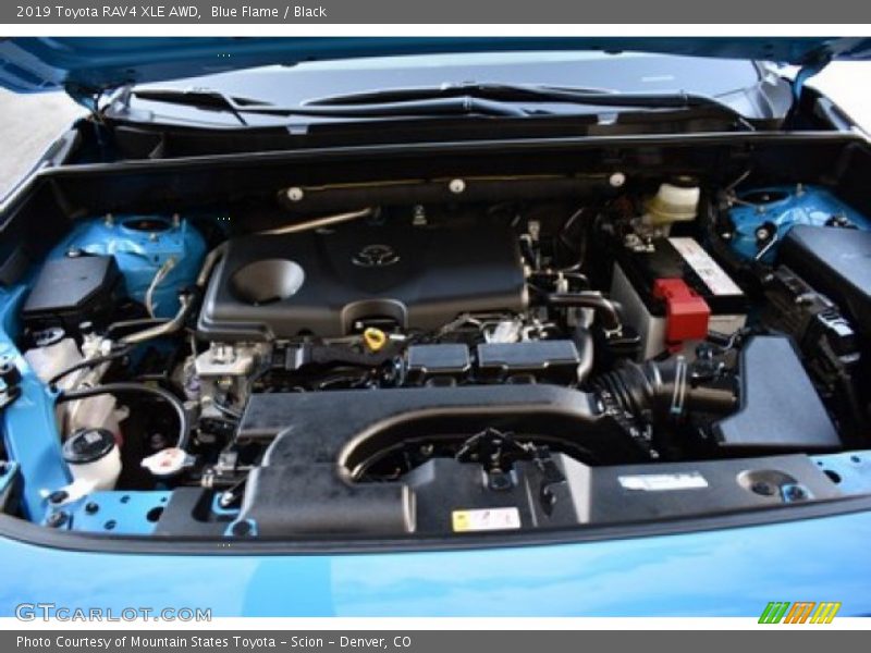 Blue Flame / Black 2019 Toyota RAV4 XLE AWD