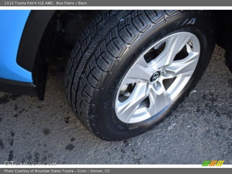 Blue Flame / Black 2019 Toyota RAV4 XLE AWD