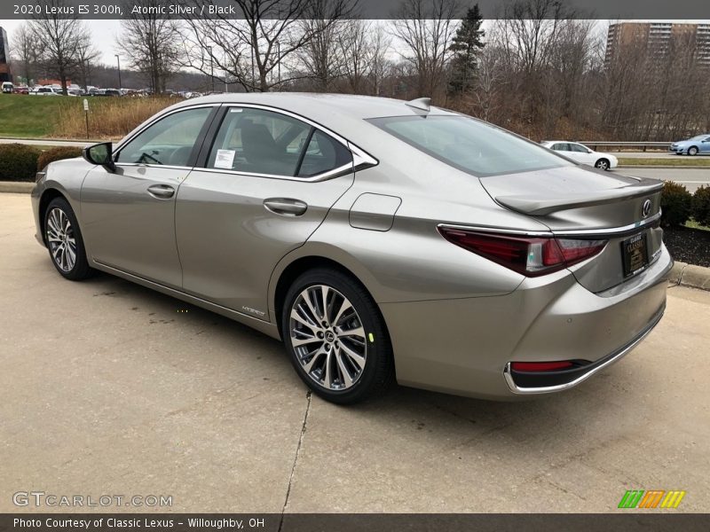 Atomic Silver / Black 2020 Lexus ES 300h