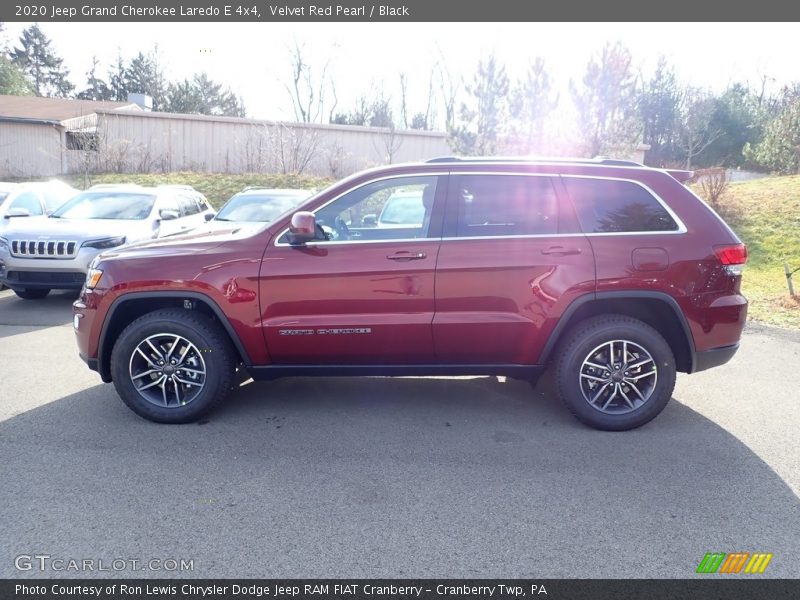 Velvet Red Pearl / Black 2020 Jeep Grand Cherokee Laredo E 4x4