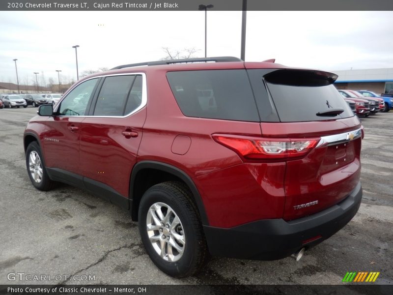 Cajun Red Tintcoat / Jet Black 2020 Chevrolet Traverse LT