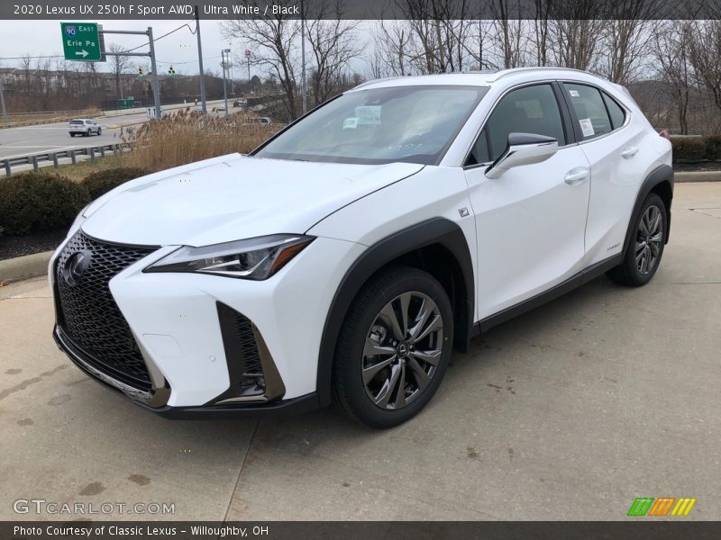 Front 3/4 View of 2020 UX 250h F Sport AWD
