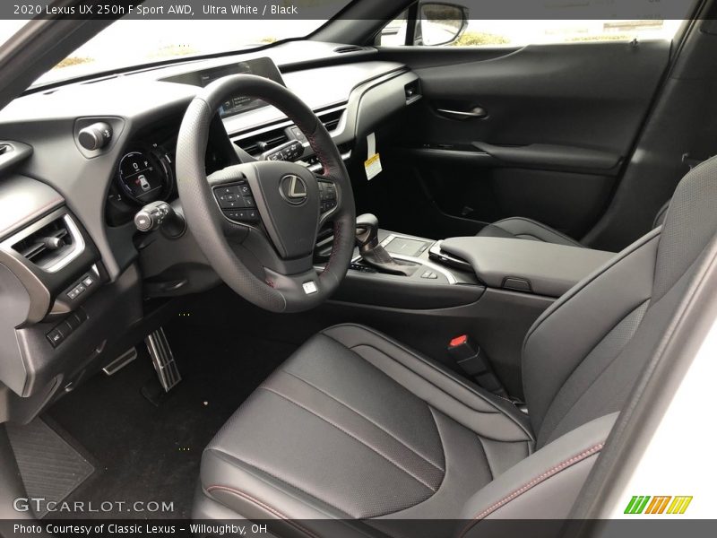  2020 UX 250h F Sport AWD Black Interior