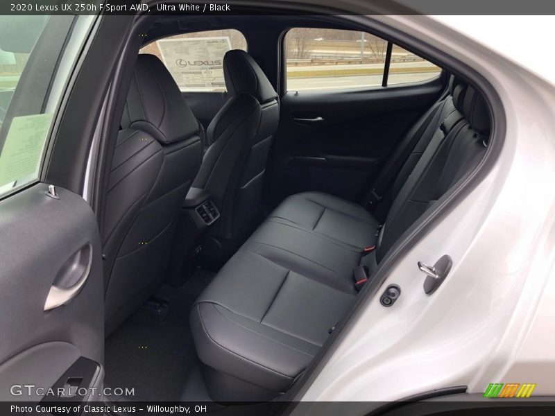Rear Seat of 2020 UX 250h F Sport AWD