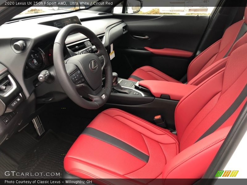  2020 UX 250h F Sport AWD Circuit Red Interior