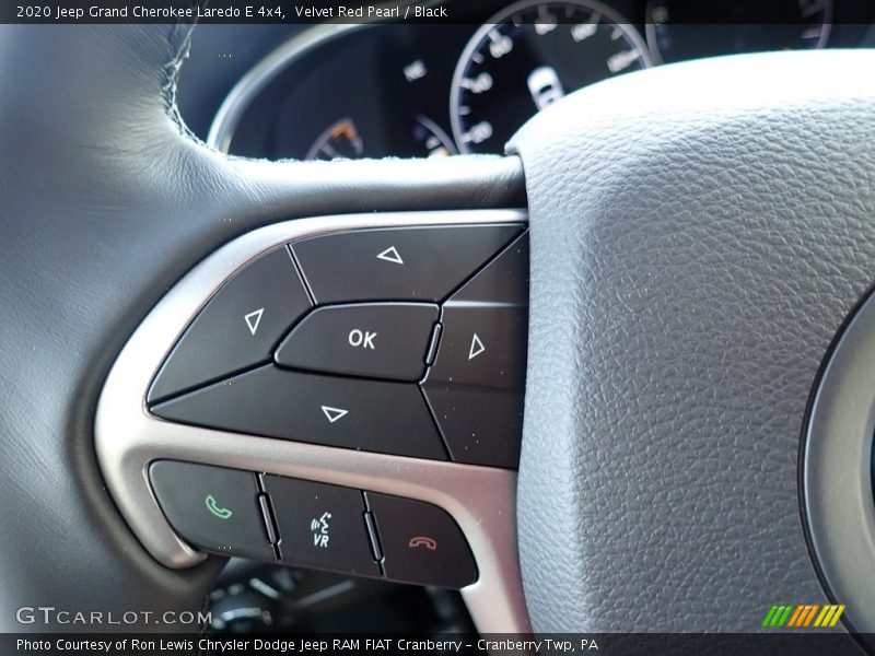 Velvet Red Pearl / Black 2020 Jeep Grand Cherokee Laredo E 4x4