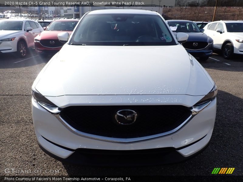 Snowflake White Pearl / Black 2020 Mazda CX-5 Grand Touring Reserve AWD