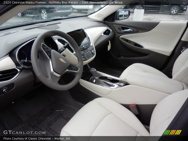 Northsky Blue Metallic / Dark Atmosphere/Light Wheat 2020 Chevrolet Malibu Premier