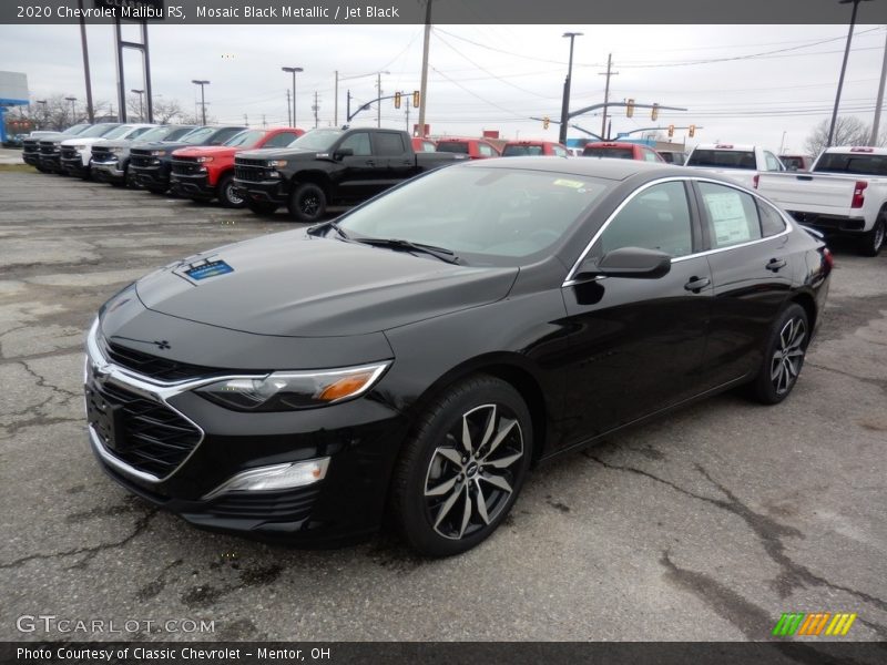 Mosaic Black Metallic / Jet Black 2020 Chevrolet Malibu RS