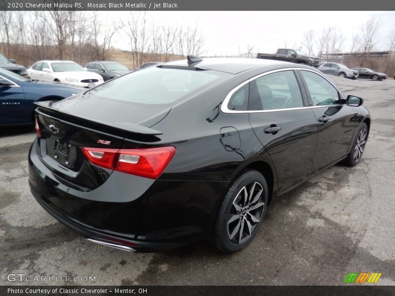 Mosaic Black Metallic / Jet Black 2020 Chevrolet Malibu RS