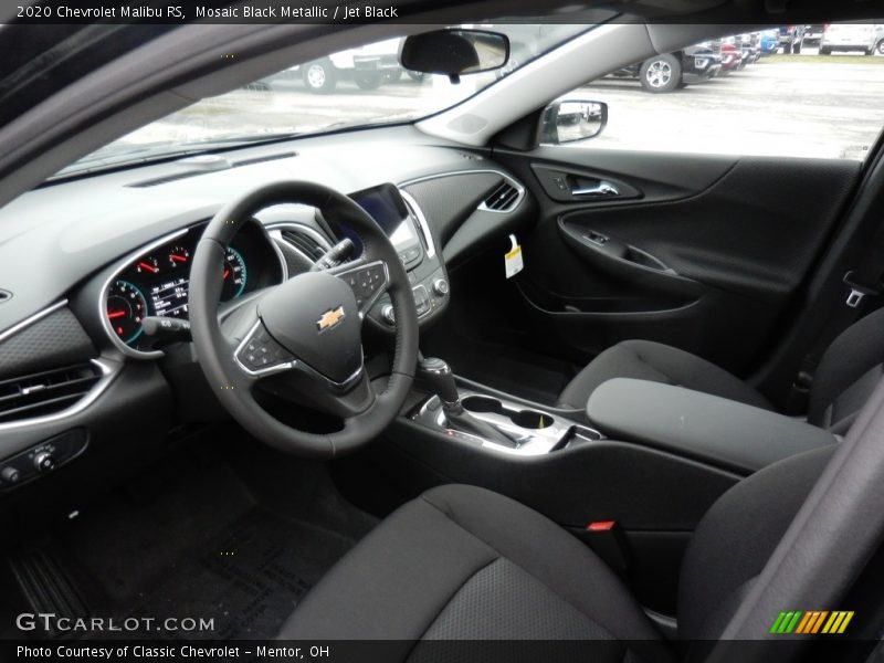 Mosaic Black Metallic / Jet Black 2020 Chevrolet Malibu RS