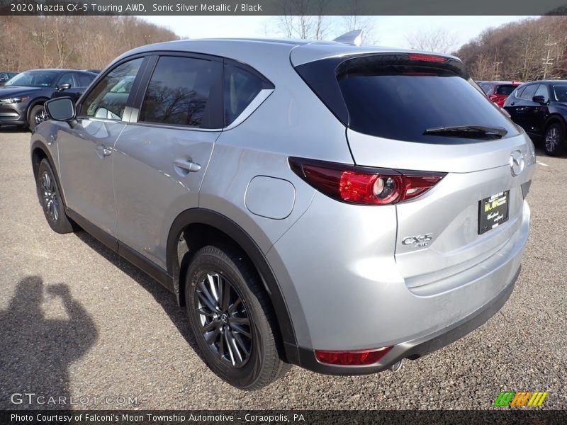 Sonic Silver Metallic / Black 2020 Mazda CX-5 Touring AWD