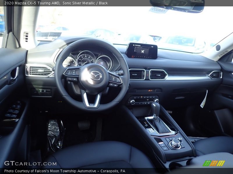 Sonic Silver Metallic / Black 2020 Mazda CX-5 Touring AWD