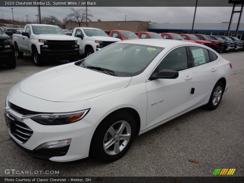 Summit White / Jet Black 2020 Chevrolet Malibu LS
