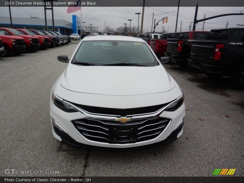Summit White / Jet Black 2020 Chevrolet Malibu LS