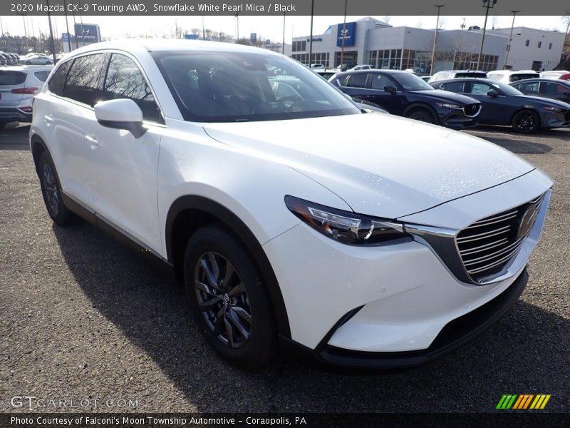 Snowflake White Pearl Mica / Black 2020 Mazda CX-9 Touring AWD