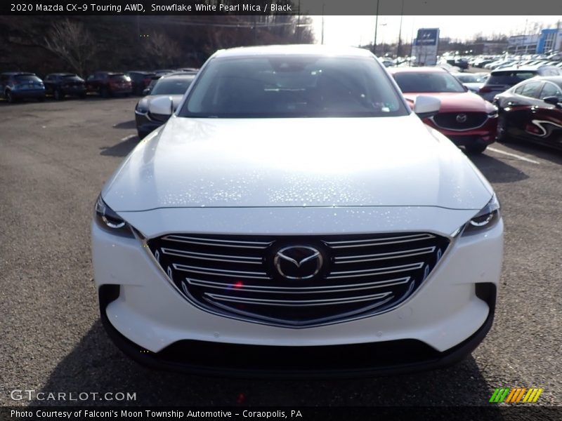Snowflake White Pearl Mica / Black 2020 Mazda CX-9 Touring AWD