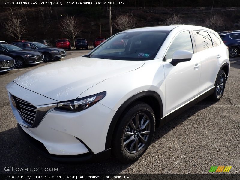 Snowflake White Pearl Mica / Black 2020 Mazda CX-9 Touring AWD