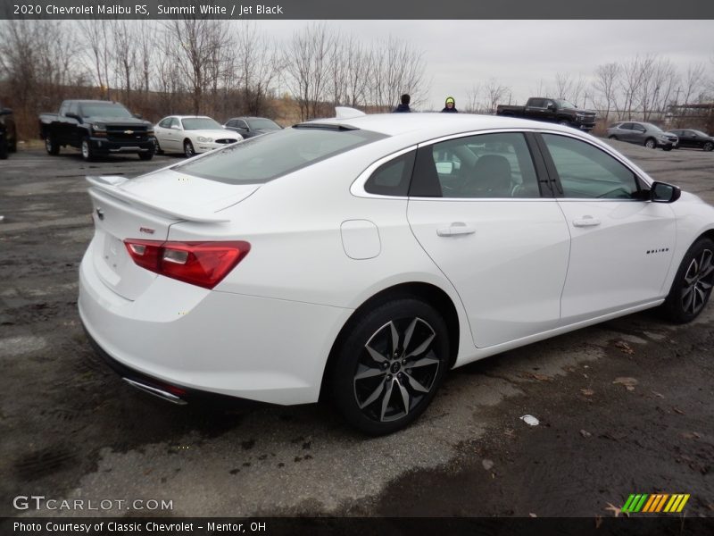 Summit White / Jet Black 2020 Chevrolet Malibu RS