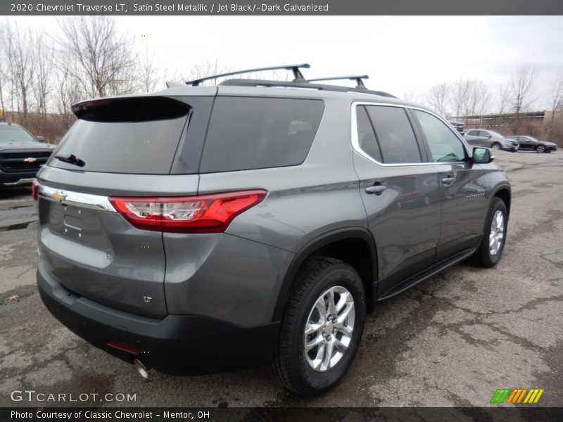 Satin Steel Metallic / Jet Black/­Dark Galvanized 2020 Chevrolet Traverse LT