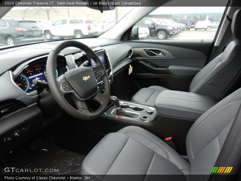 Satin Steel Metallic / Jet Black/­Dark Galvanized 2020 Chevrolet Traverse LT