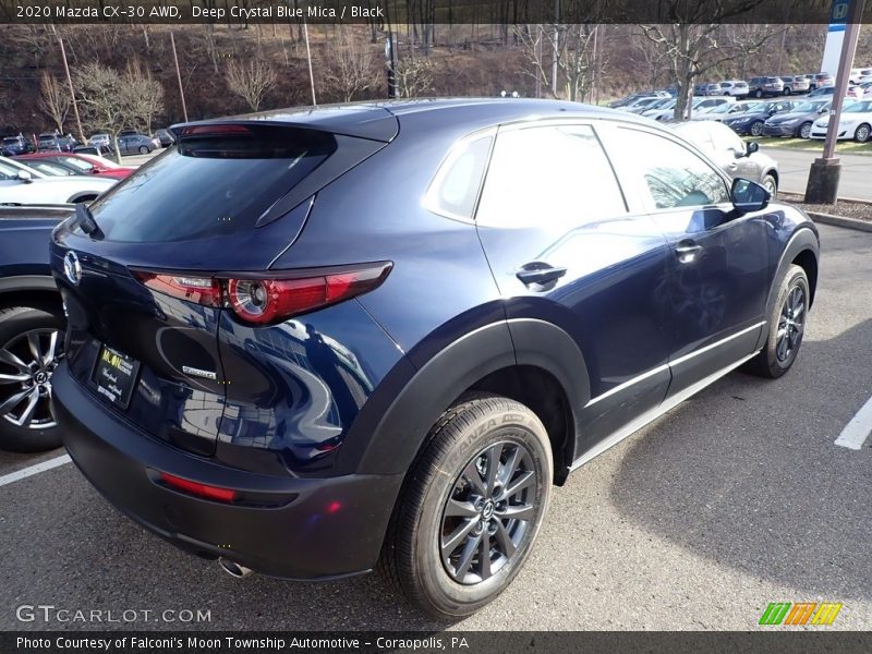 Deep Crystal Blue Mica / Black 2020 Mazda CX-30 AWD