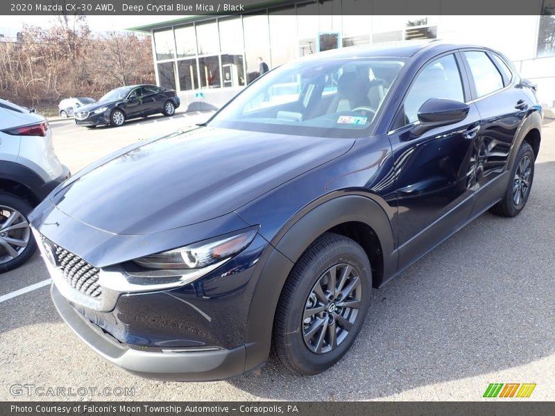 Deep Crystal Blue Mica / Black 2020 Mazda CX-30 AWD