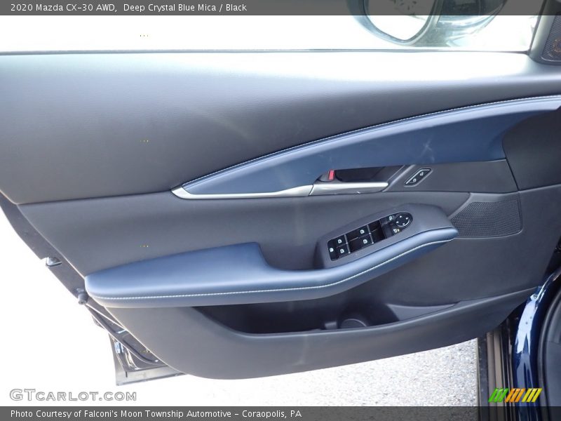 Deep Crystal Blue Mica / Black 2020 Mazda CX-30 AWD