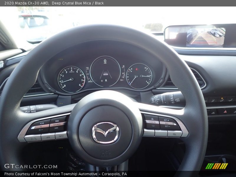 Deep Crystal Blue Mica / Black 2020 Mazda CX-30 AWD