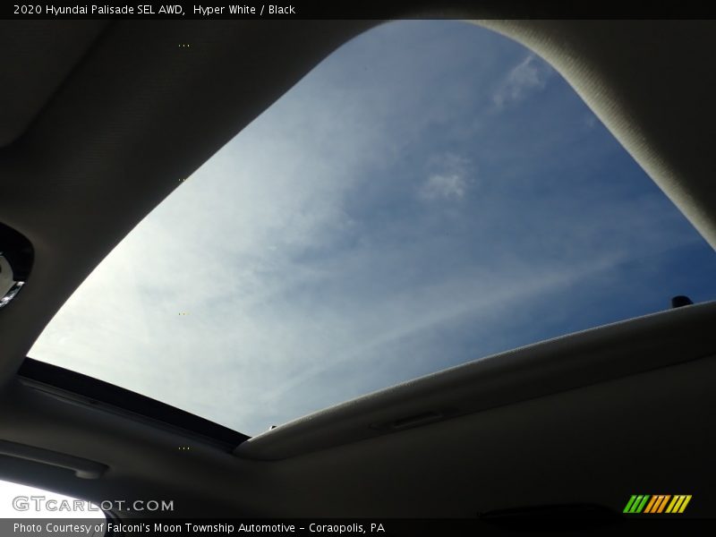 Hyper White / Black 2020 Hyundai Palisade SEL AWD