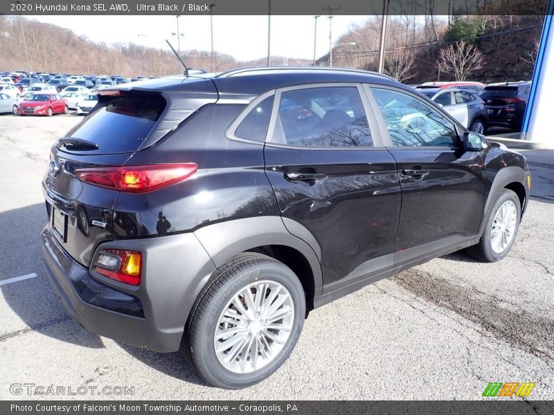 Ultra Black / Black 2020 Hyundai Kona SEL AWD