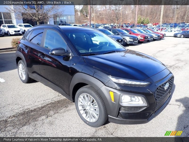 Ultra Black / Black 2020 Hyundai Kona SEL AWD