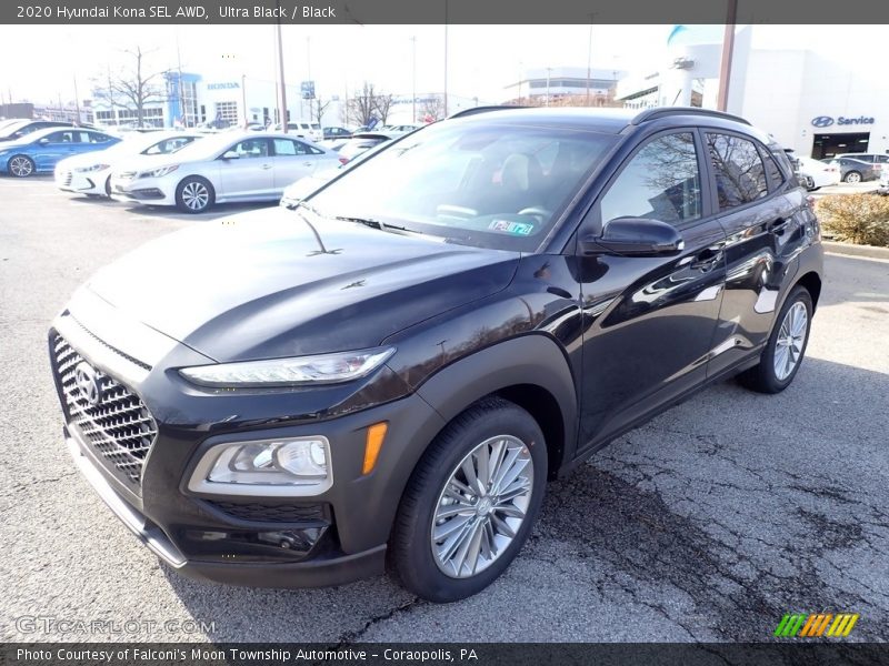 Ultra Black / Black 2020 Hyundai Kona SEL AWD