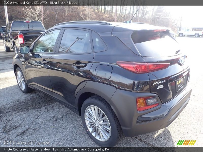 Ultra Black / Black 2020 Hyundai Kona SEL AWD