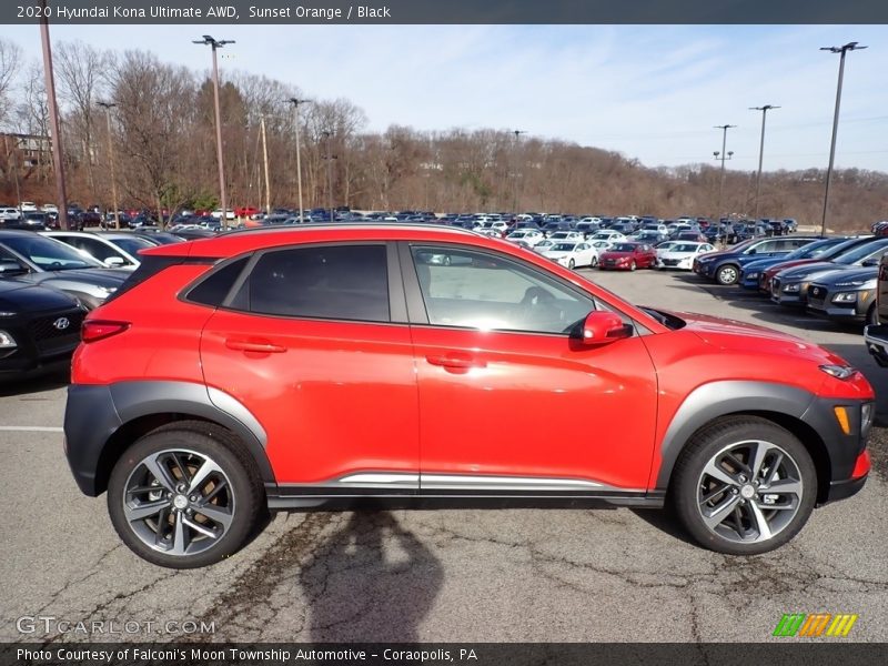  2020 Kona Ultimate AWD Sunset Orange