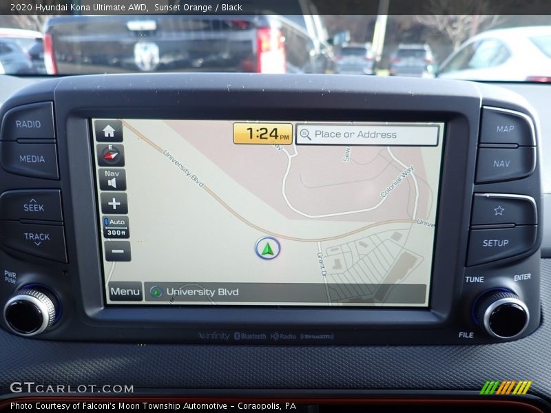 Navigation of 2020 Kona Ultimate AWD