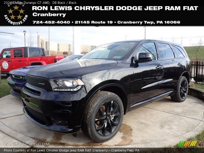 DB Black / Black 2020 Dodge Durango GT AWD