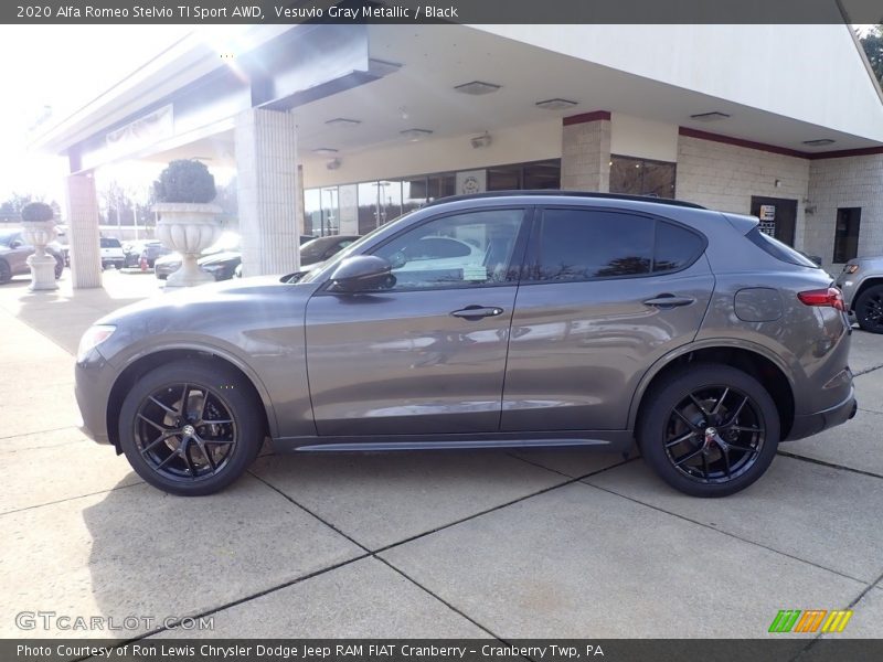 Vesuvio Gray Metallic / Black 2020 Alfa Romeo Stelvio TI Sport AWD