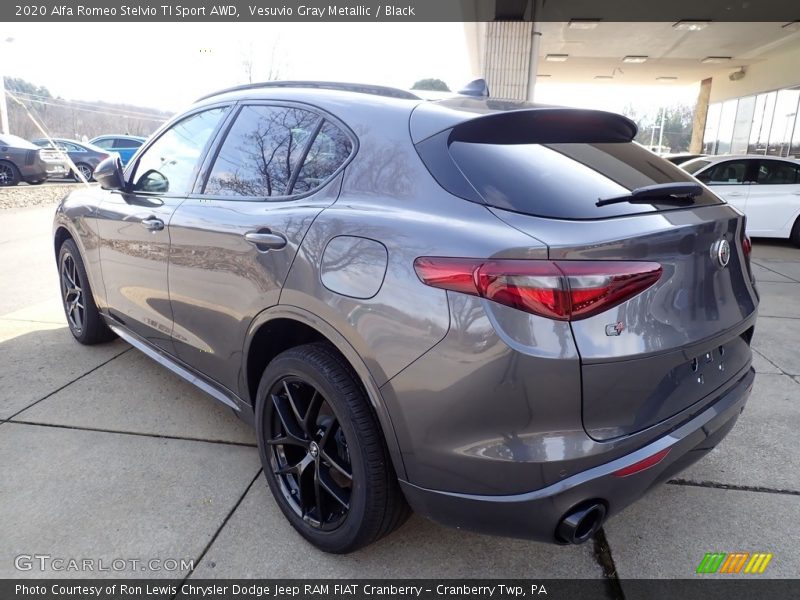 Vesuvio Gray Metallic / Black 2020 Alfa Romeo Stelvio TI Sport AWD