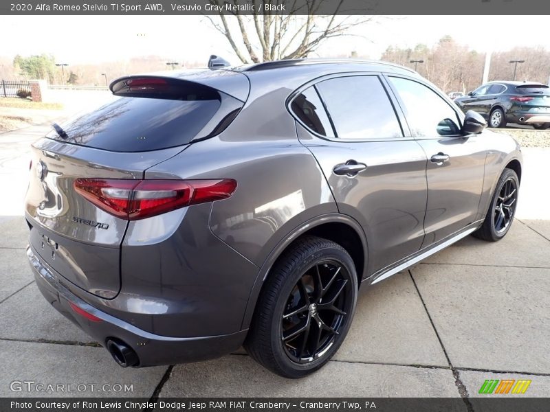 Vesuvio Gray Metallic / Black 2020 Alfa Romeo Stelvio TI Sport AWD