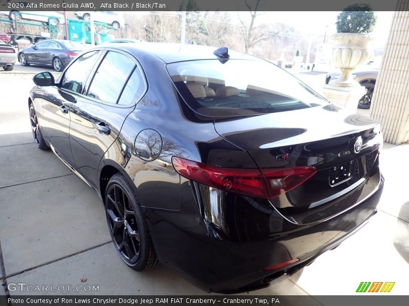 Alfa Black / Black/Tan 2020 Alfa Romeo Giulia AWD