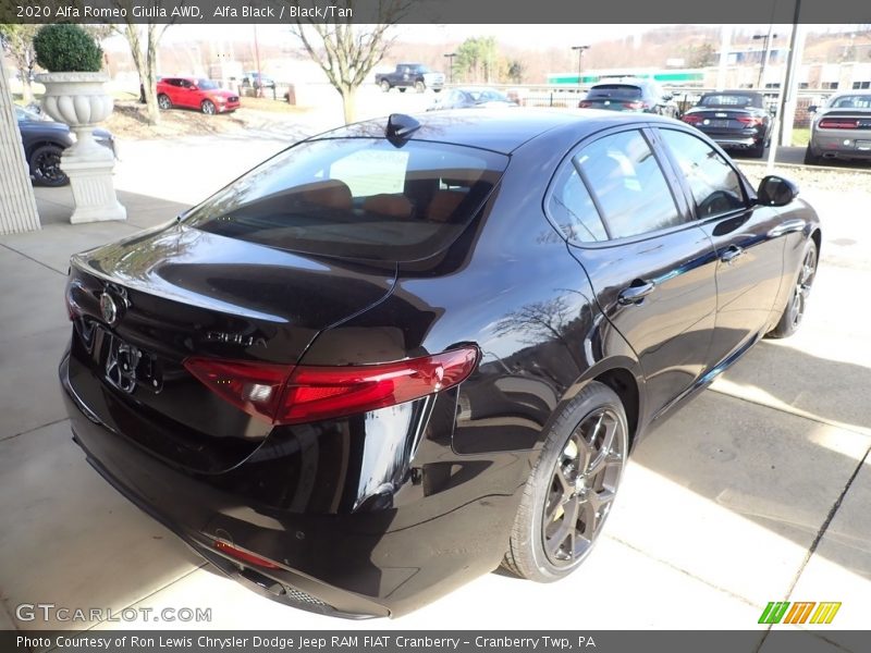 Alfa Black / Black/Tan 2020 Alfa Romeo Giulia AWD