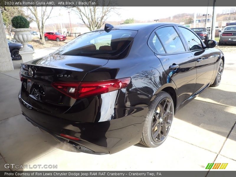 Alfa Black / Black/Tan 2020 Alfa Romeo Giulia AWD