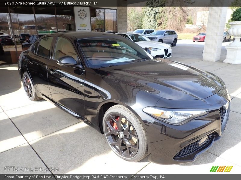 Alfa Black / Black/Tan 2020 Alfa Romeo Giulia AWD